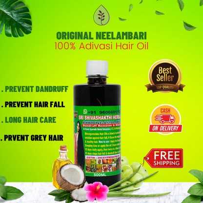 Neelambari 100% Pure Adivasi hair oil